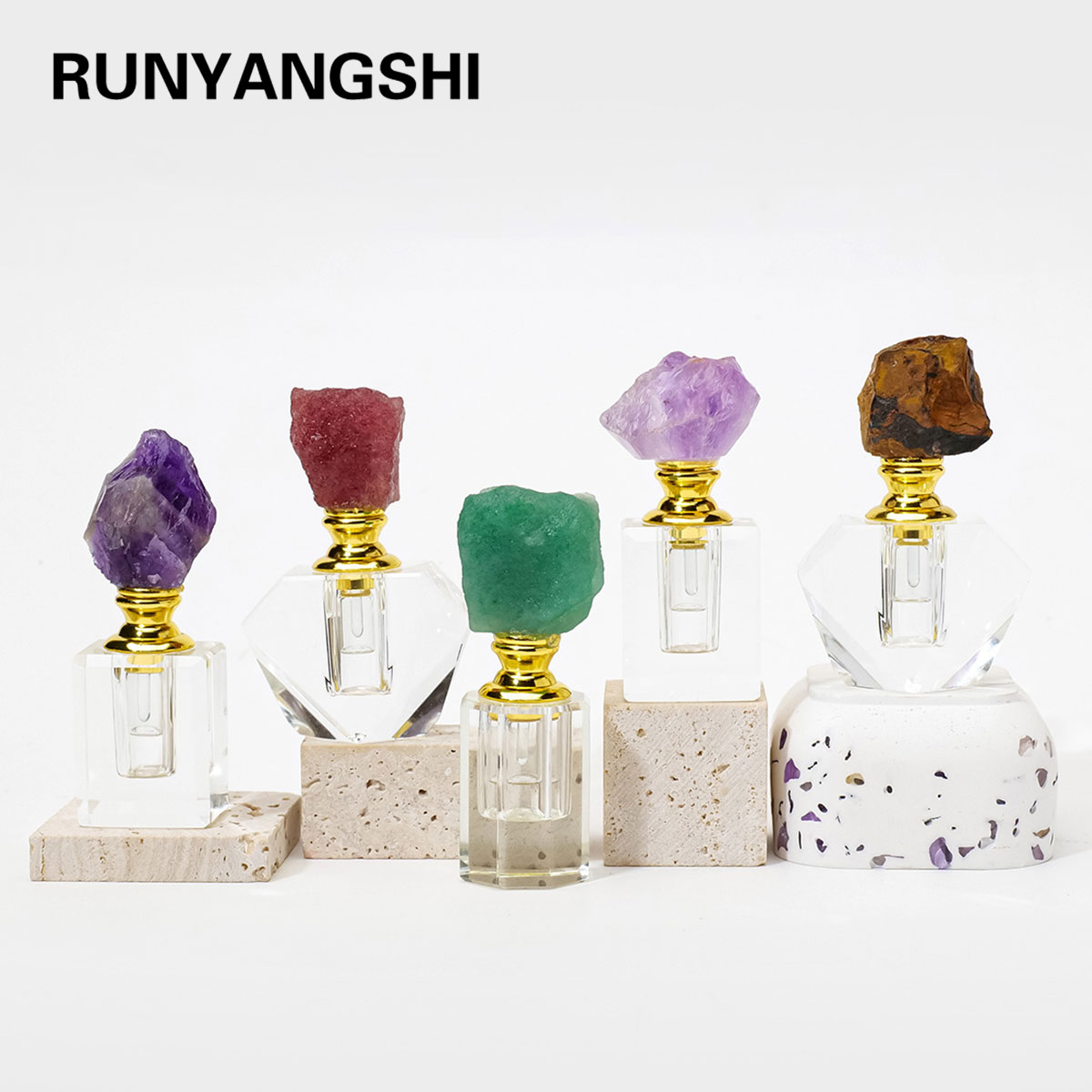 Perfume Fragrance Ingredients - 1PC Natural Amethyst Crystal Cluster Healing