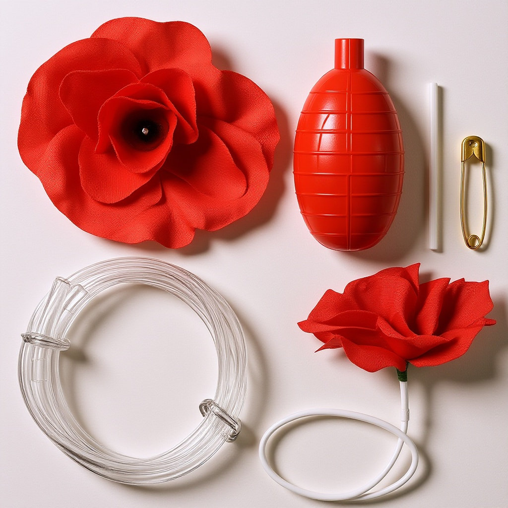 Rose Water Spray - 1Pcs Water Spraying Rose Brooch Funny