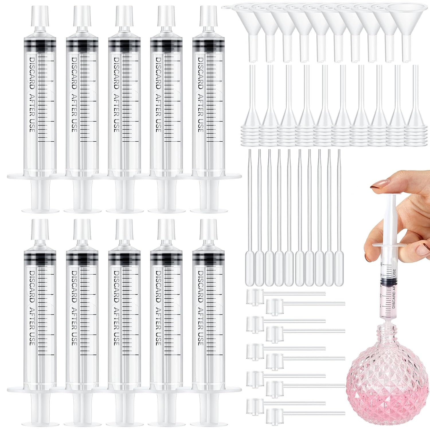 25/50PCS  perfume refill pump  - đánh giá và giá Perfume Fragrance Ingredients