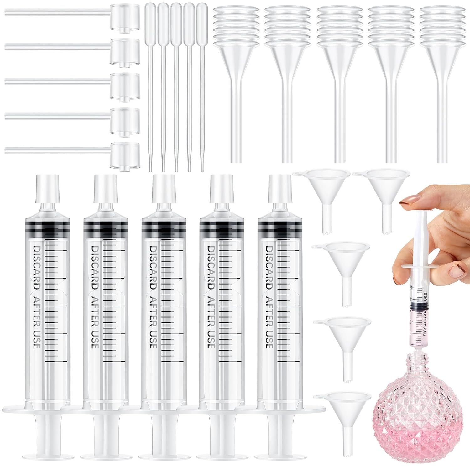 25/50PCS  perfume refill pump  - đánh giá và giá Perfume Fragrance Ingredients