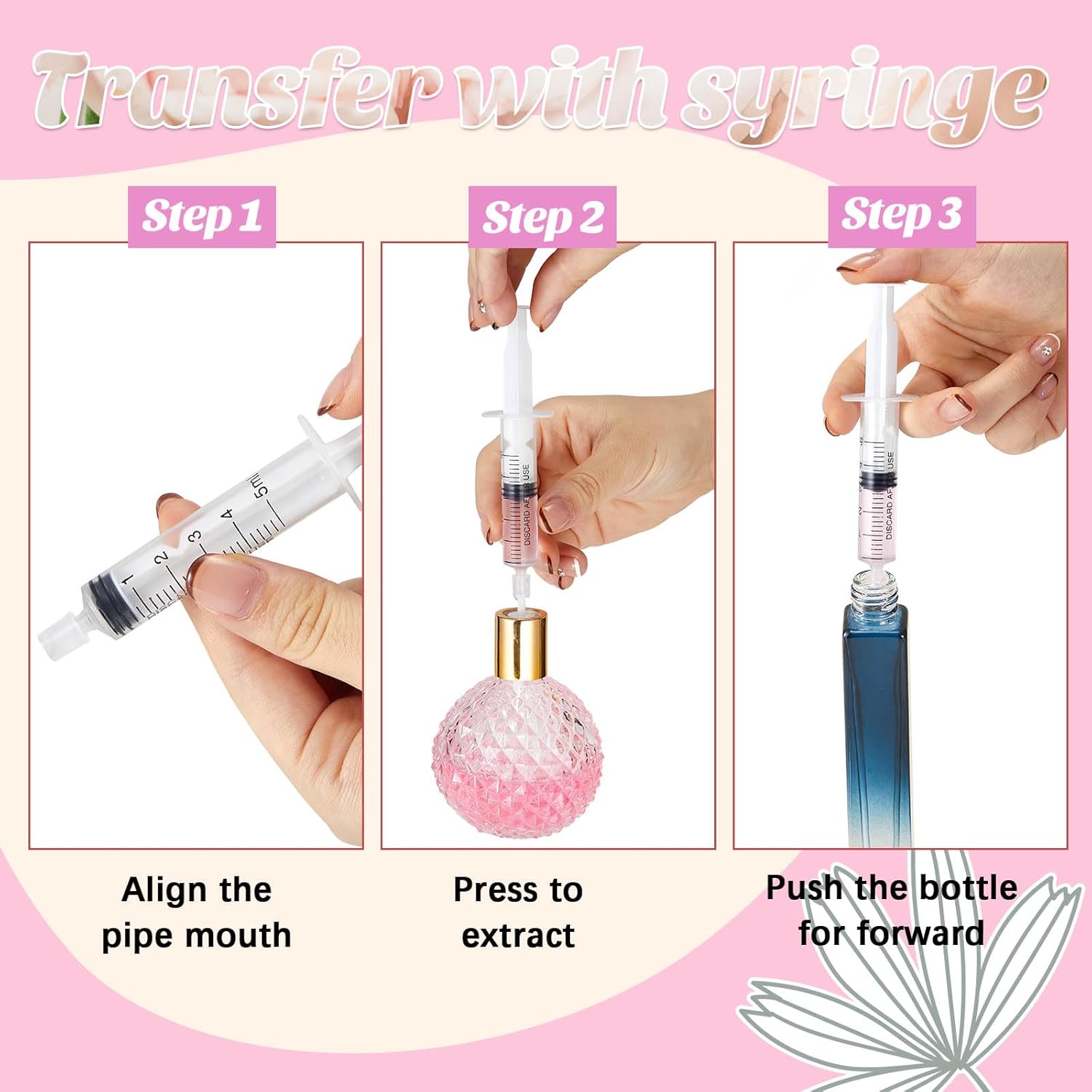 25/50PCS  perfume refill pump  - đánh giá và giá Perfume Fragrance Ingredients