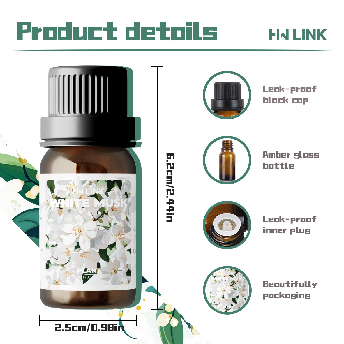 White Musk Essential Oils 10ml - đánh giá và giá Musk White Oil