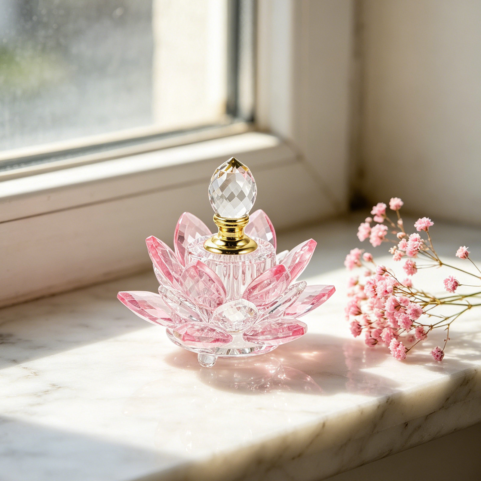 Refillable Crystal Lotus Flowe - đánh giá và giá Perfume Fragrance Refill