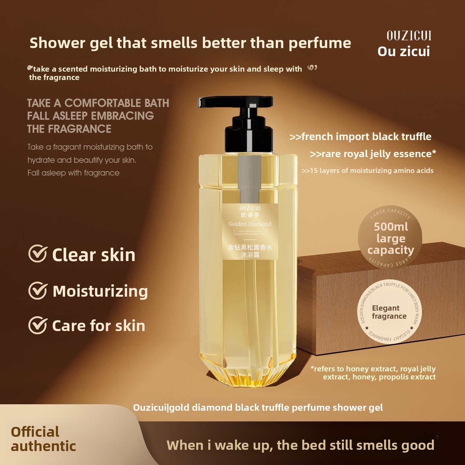 Golden Diamond Black Truffle p - đánh giá và giá Perfume Fragrance Moisturizer
