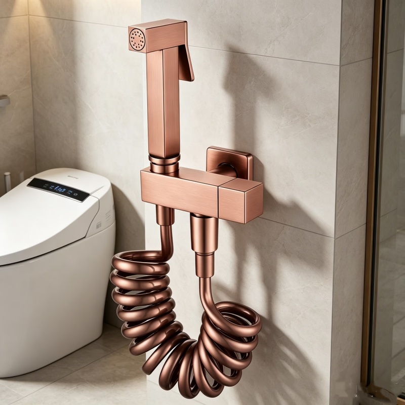 Rose Gold Brass Bidet Faucet S - đánh giá và giá Rose Water Spray
