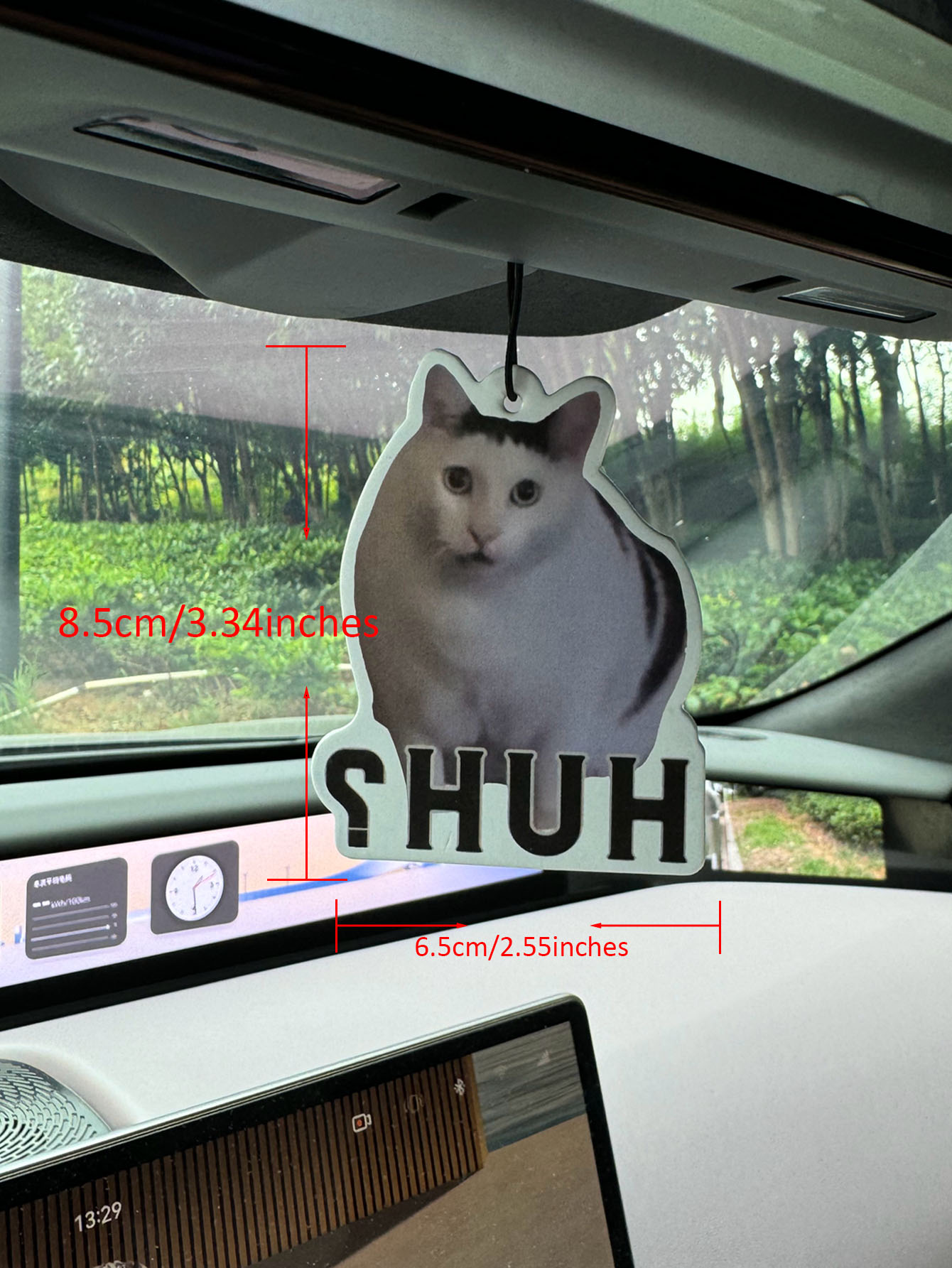 Huh? Cute White Cat Emoji Car  - đánh giá và giá Perfume Fragrance Emoji