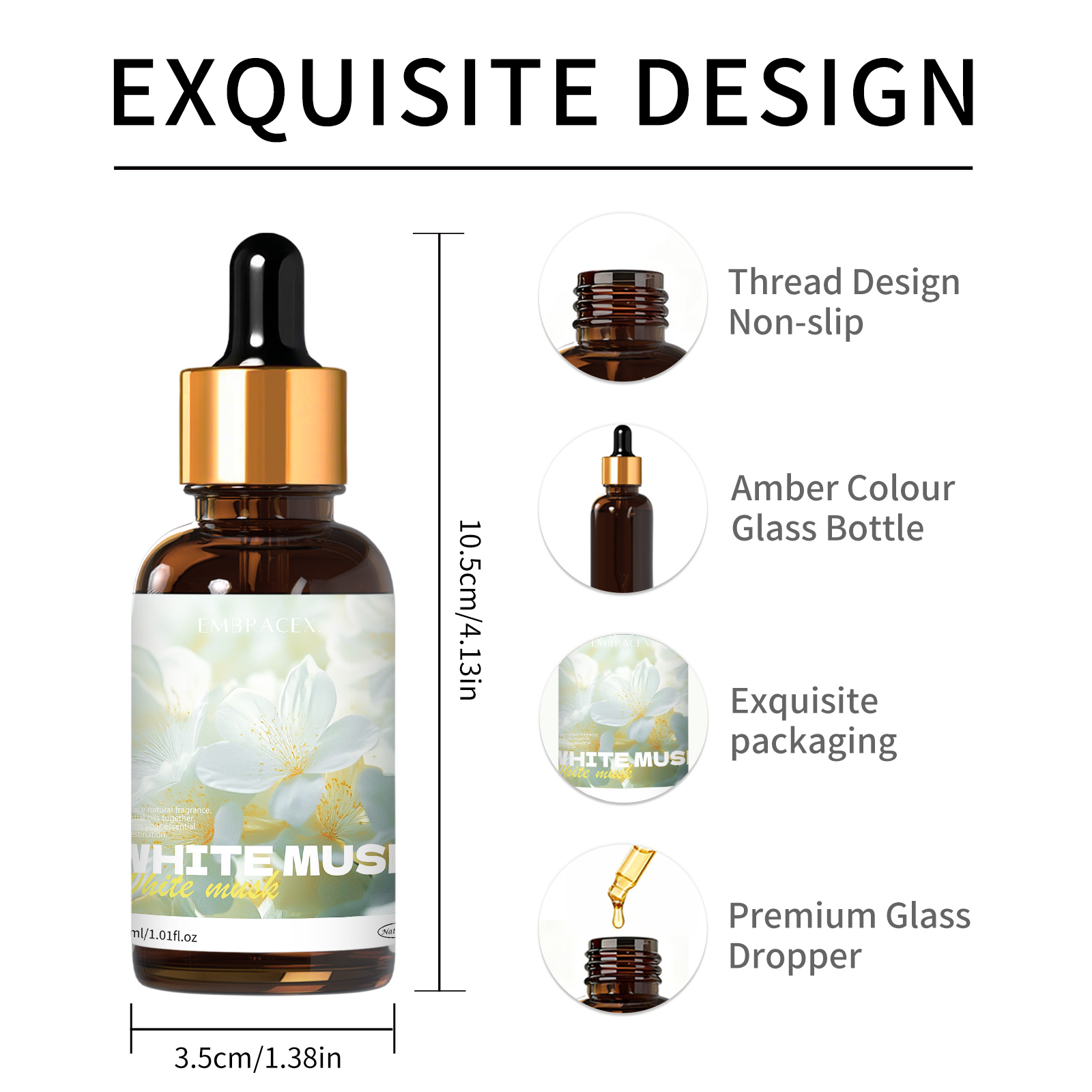 30ml White Musk Essential Oil  - đánh giá và giá Musk White Oil