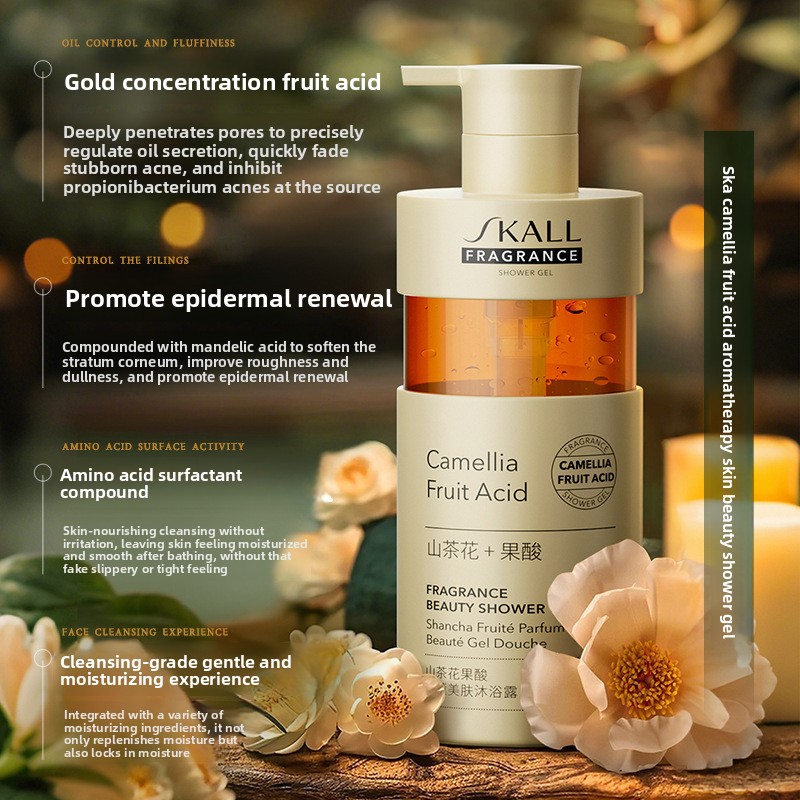 Camellia Fruit Acid Body Wash  - đánh giá và giá Perfume Fragrance Moisturizer